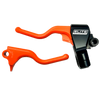 Elite HD Orange"EZ-PULL" 18-23 Softail "CERAMIC COLORS" Clutch & Brake Lever Set