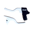 Elite HD Tuxedo White "EZ-PULL" 18-23 Softail "CERAMIC COLORS" Clutch & Brake Lever Set