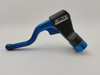Elite Mototech EZ Pull Clutch Lever System – Blue Shorty Lever / Satin Matte 7/8" Perch & Blue Cap (Unreleased Finish)