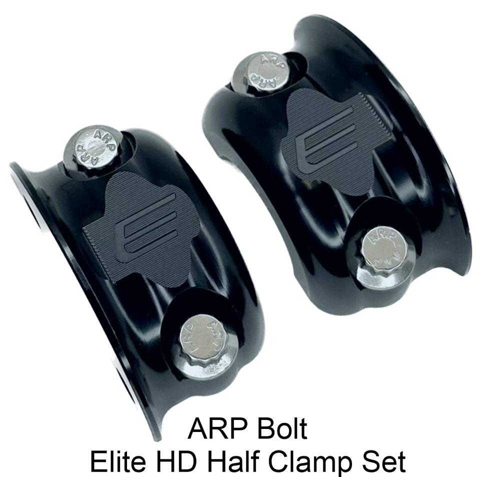 Elite Harley-Davidson ARP Perch/Master Half Clamps - Replaces