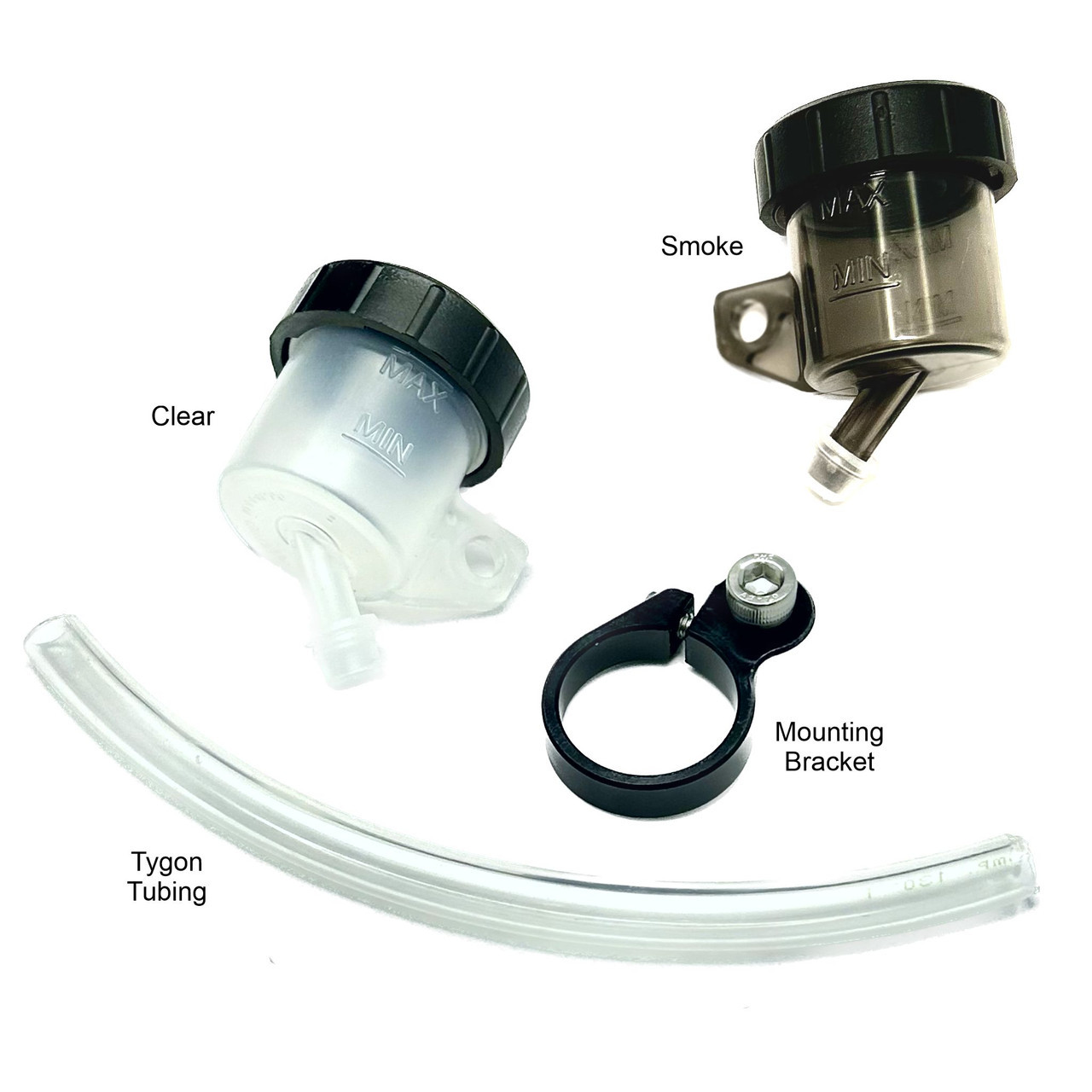 Riloer Coppia Leva Freno E Frizione Per Moto, Master Cylinder 7/8" (22mm) Regolabile, Nero