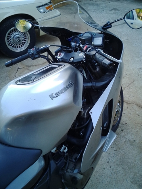 After Convertibars on 2001 Kawasaki ZX 12R
