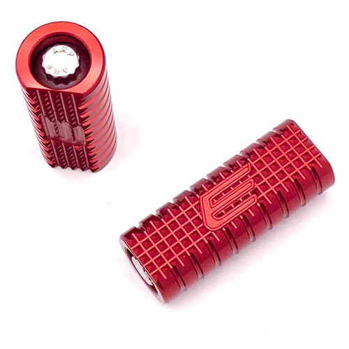 Red Harley-Davidson Knurled Brake/Shift Peg Red Harley-Davidson Knurled Brake/Shift Peg