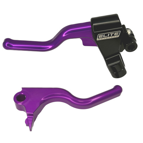 "EZ-PULL" 04-13 Sportster Clutch & Brake Lever Set - Anodized