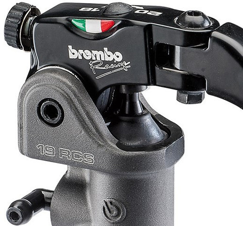 BREMBO 19 RCS RADIAL BRAKE MASTER CYLINDER W/ FOLDING LEVER (FOR 1" or 7/8" BAR) BREMBO 19 RCS RADIAL BRAKE MASTER CYLINDER W/ FOLDING LEVER (FOR 1" or 7/8" BAR)