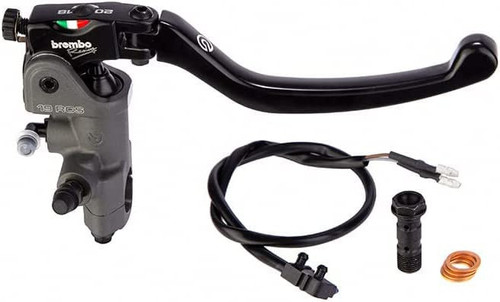 BREMBO PR 15 RCS RADIAL BRAKE MASTER CYLINDER W/ FOLDING LEVER (FOR 1" BAR) BREMBO PR 15 RCS RADIAL BRAKE MASTER CYLINDER W/ FOLDING LEVER (FOR 1" BAR)