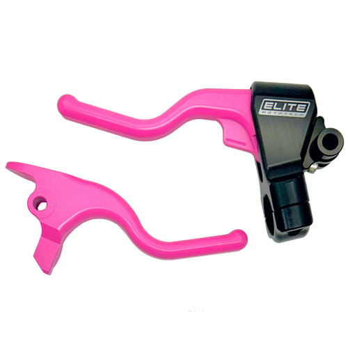 Elite HD Starburst Pink "EZ-PULL" 18-23 Softail "CERAMIC COLORS" Clutch & Brake Lever Set