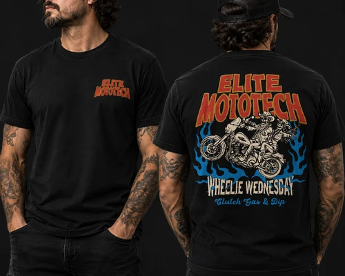 Wheelie Wednesday Tee