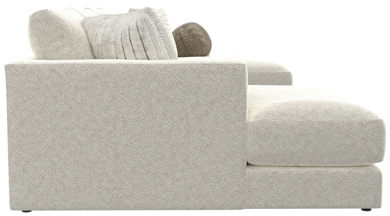 The Ritzy - 4 Piece Modular Double Chaise Sectional - Bone sold at ...