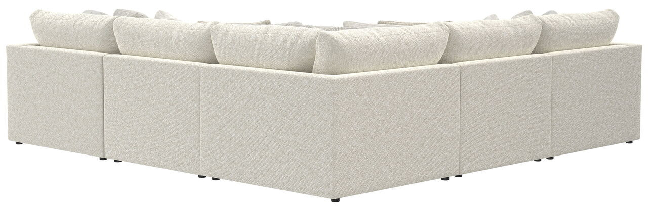 The Ritzy - 5 Piece Modular Sectional And 1 Included Cocktail Ottoman ...