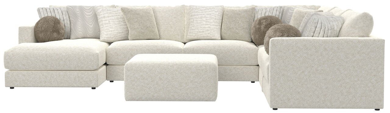 The Ritzy - 6 Piece Modular Sectional (LSF Chaise) And 1 Included ...