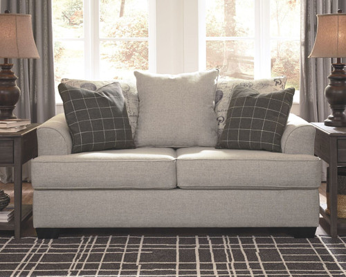 Velletri Pewter Loveseat