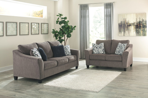 Nemoli Slate 2 Pc. Sofa, Loveseat Nemoli Slate 2 Pc. Sofa, Loveseat