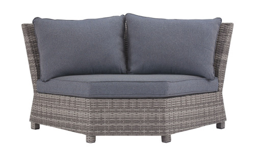 Salem Gray Corner With Cushion