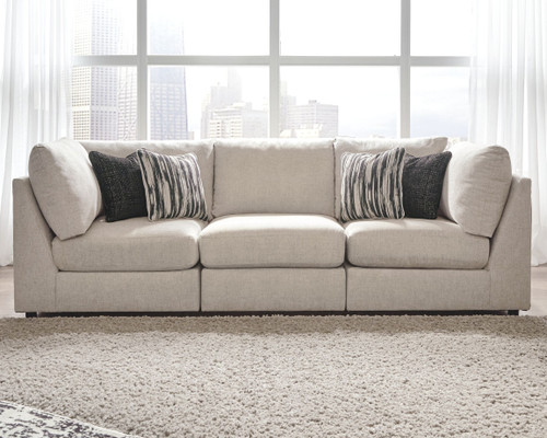 Kellway Bisque Wedge 3 Pc Sectional