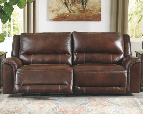Catanzaro Mahogany 2 Seat Power Reclining Sofa Adj Hdrest Catanzaro Mahogany 2 Seat Power Reclining Sofa Adj Hdrest