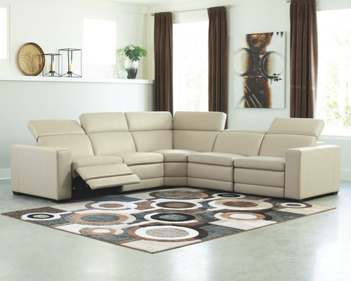 Texline Sand Power Reclining Sectional Texline Sand Power Reclining Sectional
