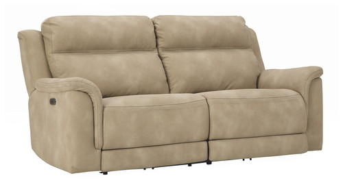 Next-gen Sand 2 Seat Power Reclining Sofa Adj Hdrest