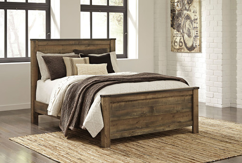 Trinell Brown Queen Panel Bed