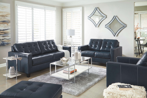 Altonbury Blue 4 Pc. Sofa, Loveseat, Chair, Ottoman Altonbury Blue 4 Pc. Sofa, Loveseat, Chair, Ottoman