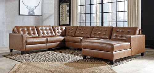 Baskove Auburn Left Arm Facing Loveseat 4 Pc Sectional