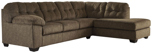 Accrington Earth Left Arm Facing Sofa Sleeper 2 Pc Sectional