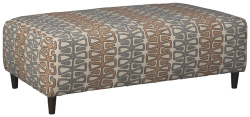 Flintshire Auburn Oversized Accent Ottoman