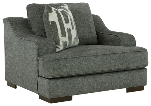 Lessinger Pewter Chair And A Half Lessinger Pewter Chair And A Half