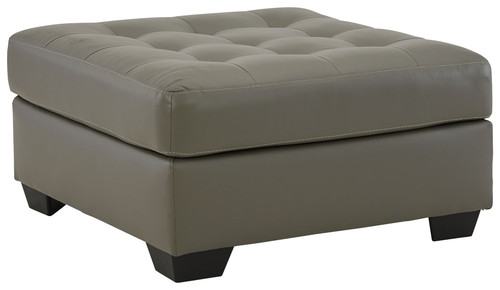 Donlen Gray Oversized Accent Ottoman