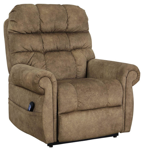 Mopton Light Brown Power Lift Recliner