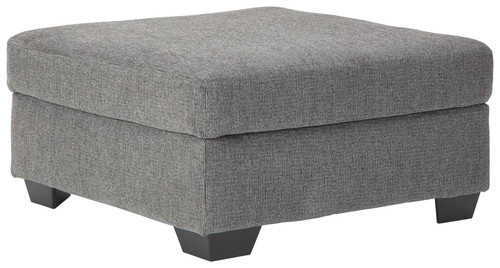 Dalhart Charcoal Oversized Accent Ottoman