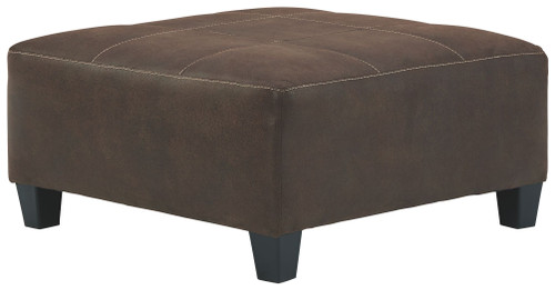 Navi Chestnut Oversized Accent Ottoman