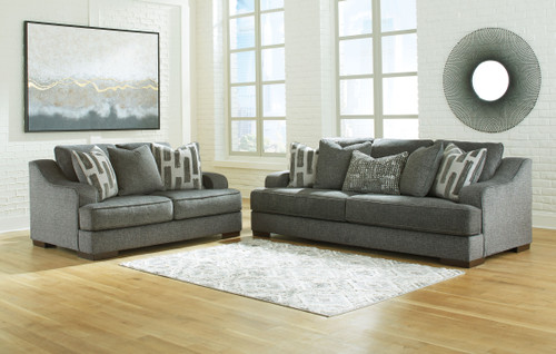 Lessinger Pewter 2 Pc. Sofa, Loveseat Lessinger Pewter 2 Pc. Sofa, Loveseat