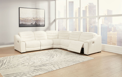 Next-gen Gaucho Chalk Right Arm Facing Power Reclining 5 Pc Sectional
