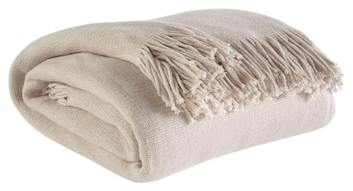 Haiden Ivory / Taupe Throw (Set of 3)