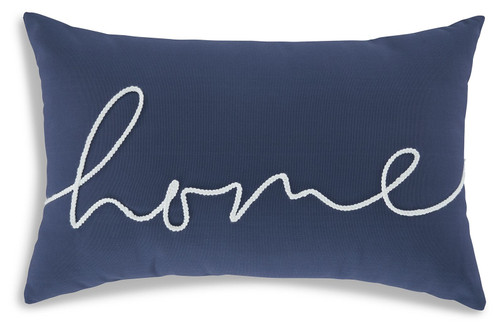 Velvetley Navy / White Pillow (Set of 4)