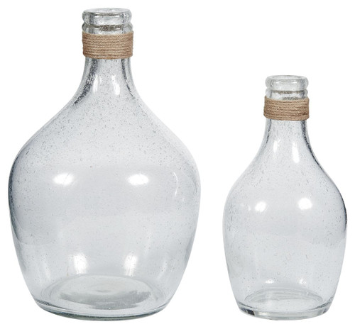 Marcin Clear Vase Set (Set of 2)