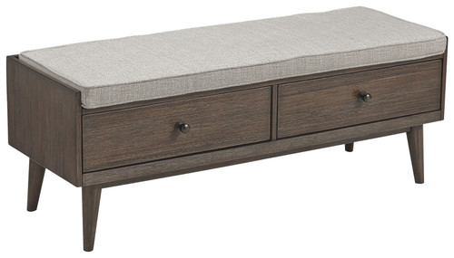 Chetfield Beige / Brown Storage Bench