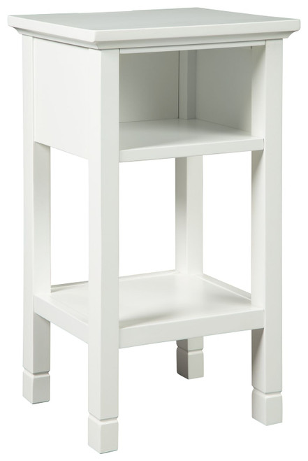 Marnville White Accent Table
