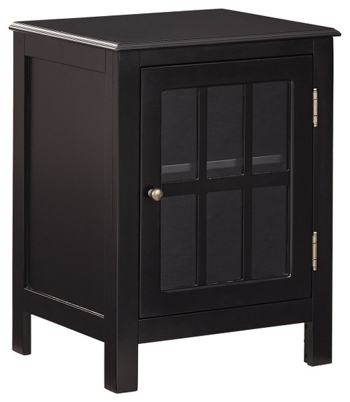 Opelton Black Accent Cabinet