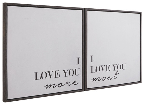 Adline Black / White Wall Art Set (Set of 2)