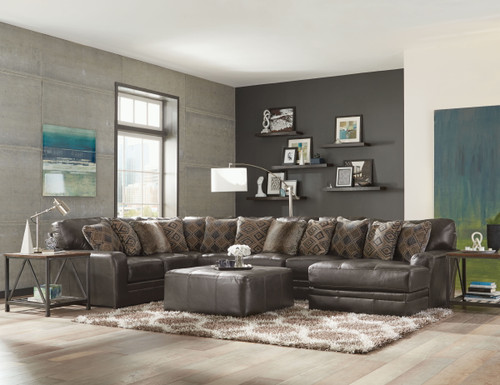Denali Modular Sectional - RSF Chaise - Steel (437876-1283/28-3083/28)