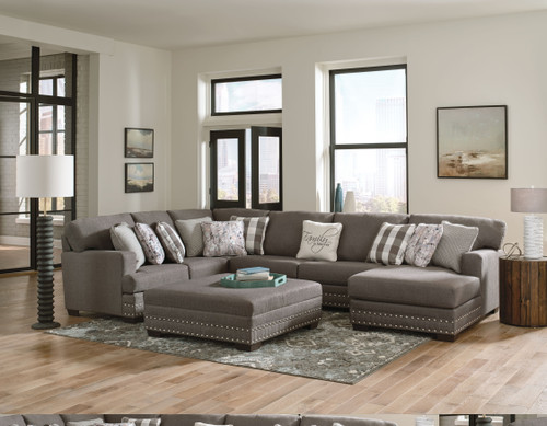 Crawford - Corner - Dark Gray - Fabric (547359-1561/58-2534/58)