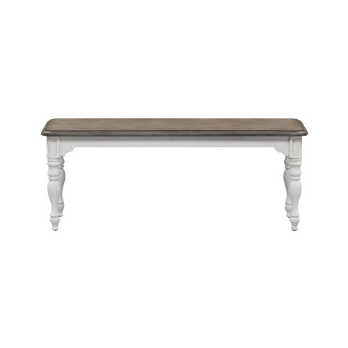 Magnolia Manor - Dining Bench - White (244-C9000B)