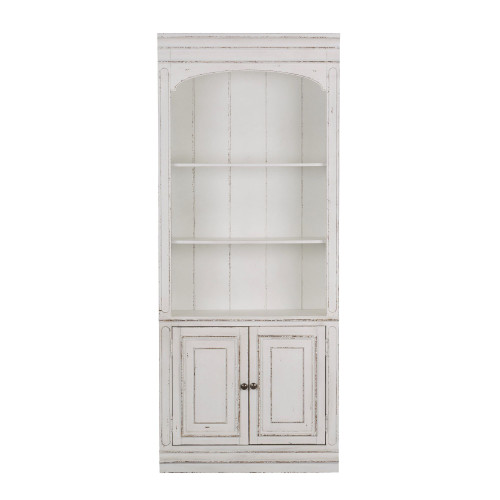 Magnolia Manor - Bunching Bookcase - White (244-HO201)