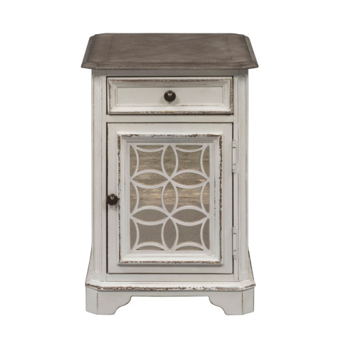 Magnolia Manor - Chair Side Table - White (244-OT1021)