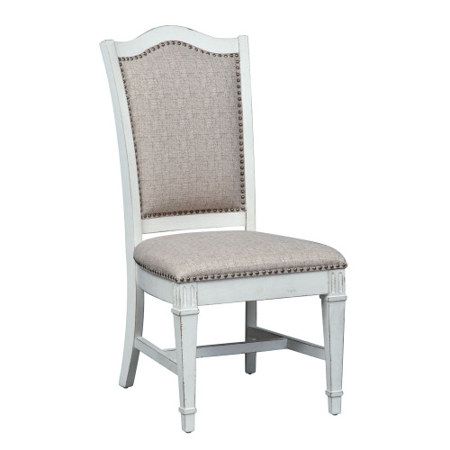 Abbey Park - Upholstered Side Chair - White (520-C6501S)