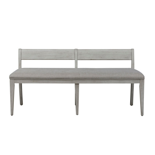 Farmhouse Reimagined - Upholstered Bench - White (652-C9001B)