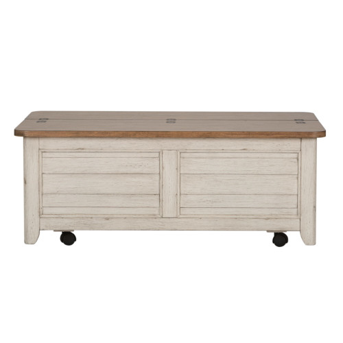 Farmhouse Reimagined - Storage Trunk - White (652-OT1011)