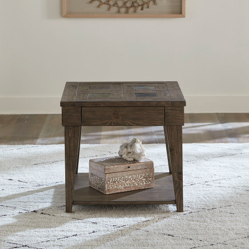 Arrowcreek - End Table - Dark Brown (226-OT1020)